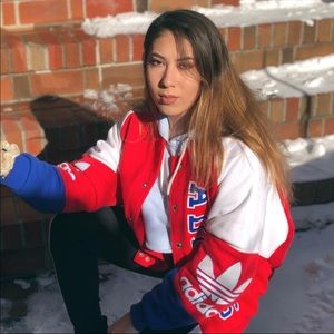 Adidas Originals Women’s Oversized Varsity Jacket